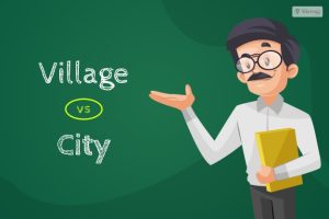 difference between village and city